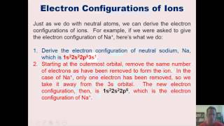 Chapter 7  Periodic Properties of the Elements Part 3 of 11 [upl. by Enelehcim]