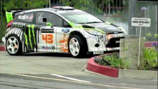 Ken Block Gymkhana 4  Ford Fiesta [upl. by Aiyekal]