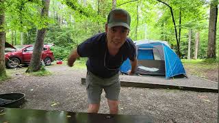 Elkmont Campground Great Smoky Mountains Vacation Day 1 [upl. by Ynettirb]