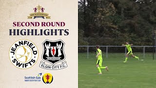 Jeanfield Swifts 60 Elgin City  Scottish Gas Scottish Cup Second Round Highlights [upl. by Lowrance]