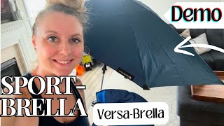 DEMO amp Review on SportBrella Vera’sBrella From Amazon [upl. by Nnaeoj]