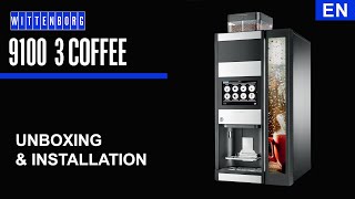 Wittenborg 9100 3 Coffee  Unboxing amp Installing [upl. by Kristal487]