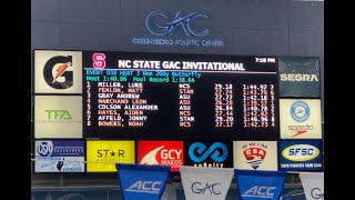 200 Y Fly 13957 NC StateGAC Invitational 2022 [upl. by Pratt]