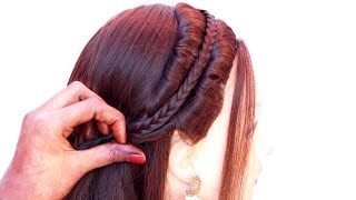 New amazing hairstyle  easy front hairstyle  hairstyle open hairs  hairtstyle for party [upl. by Seaton]