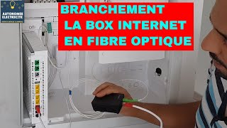 comment brancher une box internet avec un abonnement fibre optique [upl. by Daniele702]