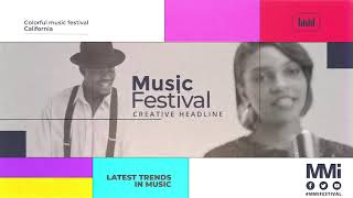 Music Event Promo  Openers  After Effect Template [upl. by Larkin450]