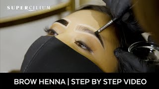 STEP BY STEP BROW HENNA TREATMENT [upl. by Dannie]