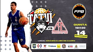 BASQUETE TATUÍ X CRAVINHOS BASKETBALL  CAMPEONATO PAULISTA DE BASQUETE 2024  1ª DIVISÃO MASCULINA [upl. by Yetak166]