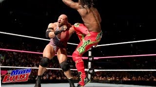 Kofi Kingston vs Ryback WWE Main Event Oct 30 2013 [upl. by Annasoh]