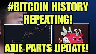 CRYPTO NEWS  BITCOIN HISTORY REPEATING AXIE BODY PARTS UPDATE [upl. by Artep150]