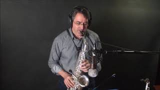 Jim Clark Playing The Silver Plated Virtuoso Alto and Tenor Saxophones [upl. by Karoly488]