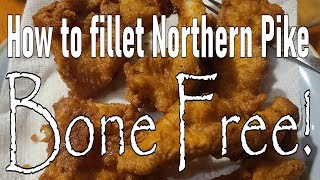 How to fillet northern pike [upl. by Loralie808]