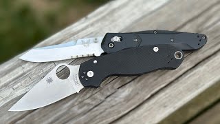 Benchmade 940 vs Spyderco Para 3 [upl. by Jair766]