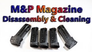 Smith amp Wesson MampP Magazine Disassembly and Cleaning [upl. by Hairehcaz]