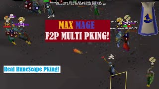 This is How You Multi PK with Max Mage  F2P Pking [upl. by Latton]