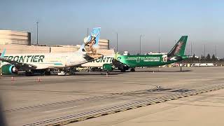 Embraer 175 pushback Ontario Airport 1704 hrs Sat 29 Sept 2024 81° 28 W 912 unlimited ￼ [upl. by Noirod931]