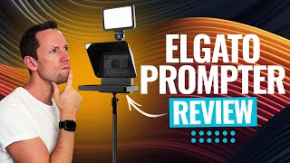 Best Teleprompter Ive Ever Used Elgato Prompter Review [upl. by Dorkas]