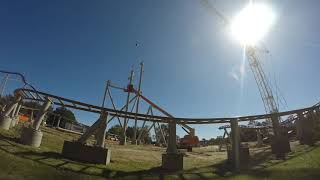 Pantheon Construction Timelapse  Busch Gardens Williamsburg VA [upl. by Nosreh743]