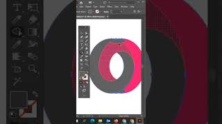 Infinity ♾️ circle design in adobe illustrator [upl. by Doubler]