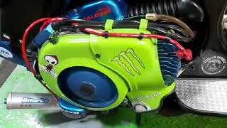 vespa t5 Biturbo Exhaust sound [upl. by Akiam]