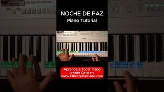 ✅ Noche de Paz  Silent Night  Piano Tutorial [upl. by Adelind]