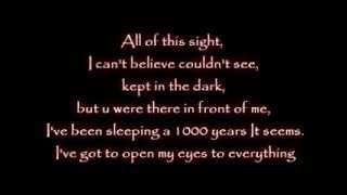 Evanescence  Wake me up Inside Lyrics [upl. by Asecnarf]