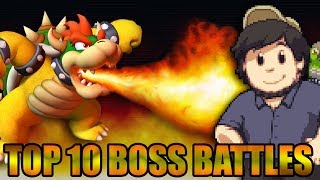 Top 10 Boss Battles  JonTron [upl. by Marie-Ann]