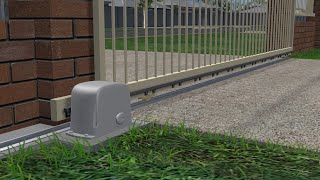 Preparing a sliding gate for installing a motor [upl. by Mitchel]