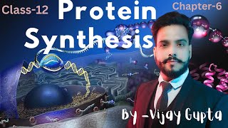 Protein synthesisप्रोटीन संश्लेषण Class12 Chapter6transcription biologyclass12 [upl. by Nosrak]