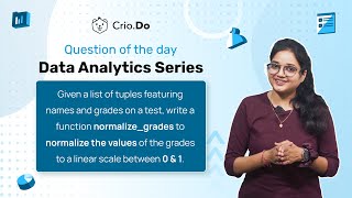 How to write a function to create a linear scale between 0 amp 1  Data Analytics Interview Prep [upl. by Druce]