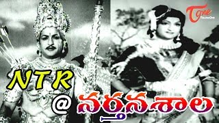 NTR as Arjuna  Bruhannala sequence from NARTHANASALA Movie [upl. by Naashar]