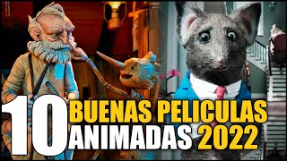 10 Mejores Peliculas ANIMADAS 2022 [upl. by Alrad]