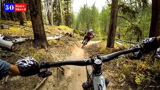 The PERFECT mountain bike trail 🇺🇸 50 STATE SHRED COLORADO [upl. by Hamlet]