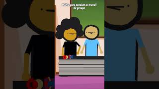 Travail de groupe humour animateur memes memefrancais animation [upl. by Eninej]