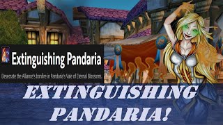 Extinguishing Pandaria Wow Achievement  Horde  World Event Midsummer [upl. by Acherman655]