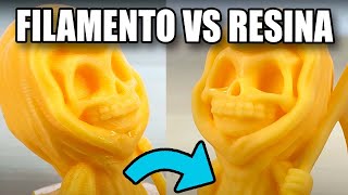 💥COMPARATIVA💥Impresora 3d de RESINA VS FILAMENTO💥¿CUÁL ES MEJOR [upl. by Bonneau]