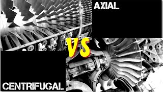 CENTRIFUGAL vs AXIAL Compressors on Jet Engines [upl. by Lamb]