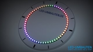 Neopixel LED Clock  ESP8266 [upl. by Roede945]