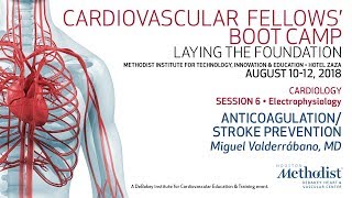 AnticoagulationStroke Prevention Miguel Valderrábano MD [upl. by Animlehliw]