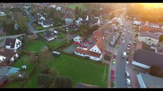 Loxstedt mit Drohne Phantom3 Pro 4k mit Sonnenuntergang 2016 [upl. by Htilil401]