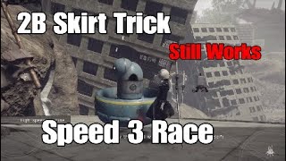 Speed Star 3  2B Skirt Trick Explained  Nier Automata [upl. by Nilac]