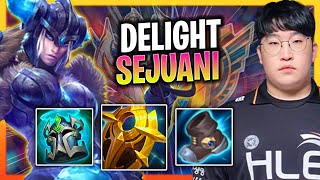 DELIGHT IS READY TO PLAY SEJUANI SUPPORT  HLE Delight Plays Sejuani Support vs Rakan Season 2024 [upl. by Artekal]