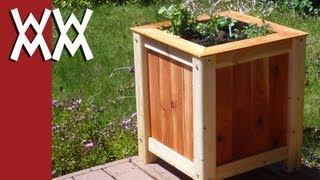 Build an easy inexpensive wood planter box [upl. by Aiht67]