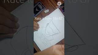 Gojo satoru step by step ease drawing anime jujutsukaisen gojo drawing viral shorts [upl. by Dazhahs613]