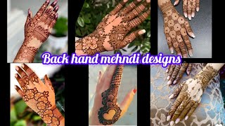 😎Trending Back hand mehndi designsEid Mehndi designseasy mehndi designmehndimehndidesignexplore [upl. by Yhtuv]