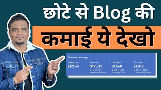 Blog से इतनी कमाई पहली बार देखा 😱😱  1st Time Micro Niche Blogger Reveal His Google AdSense Income [upl. by Petrie330]