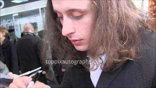 Rory Culkin  Signing Autographs at the 2014 Tribeca Film Festival [upl. by Sauveur]