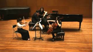 Ravel piano tro in a minor 1st movamp String Quartet in F major 1st mov [upl. by Dixil]