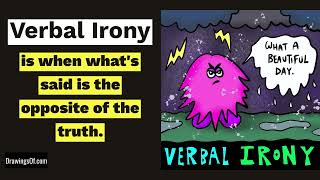 3 Types of Irony Illustrated and Explained [upl. by Yevette697]