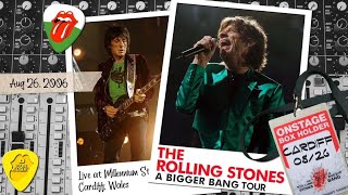 The Rolling Stones live at Millennium Stadium Cardiff 29 August 2006  Full concert  video parts [upl. by Camroc]